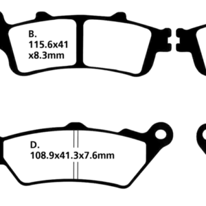 PASTIGLIE FRENO PER PINZE AFTERMARKET