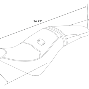 SELLA C.C. RIDER 2-UP PER INDIAN SCOUT