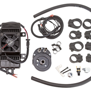 KIT RADIATORE JAGG A MONTAGGIO VERTICALE CON VENTOLA ASSISTITA
