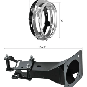 CARENATURA STILE FXR POLICE PER DYNA TWIN CAM E SOFTAIL MILWAUKEE EIGHT