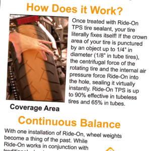 SISTEMA DI PROTEZIONE E BILANCIATURA PNEUMATICI RIDE-ON TPS