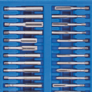 KIT PER FILETTARE 110 PEZZI MISURE METRICHE UNC E UNF