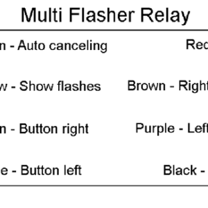 MINI LAMPEGGIATORE ELETTRONICO FRECCE