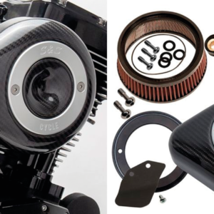 KIT FILTRO ARIA S&S STEALTH A GOCCIA IN CARBONIO