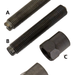 VITE DI REGOLAZIONE ASTA DI SPINTA E DADO