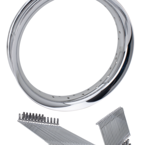 CERCHIO POSTERIORE PROFILE IN ALLUMINIO CROMATO