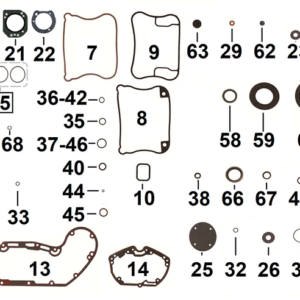 GUARNIZIONI, O RING E PARAOLI MOTORE PER SPORTSTER 1986 2003 E BUELL 1997 2002