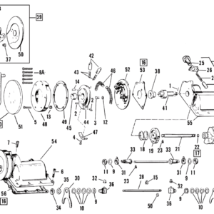 PARTE SUPERIORE A CRICCHETTO CAMBIO A PEDALE 1952 1979