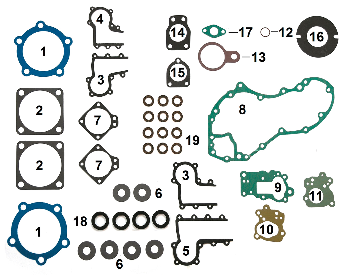 SET COMPLETI E GUARNIZIONI SINGOLE PER KNUCKLEHEAD