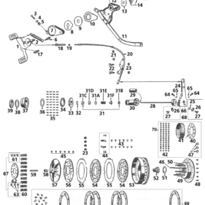 PARTI FRIZIONE PER MODELLI 45CI