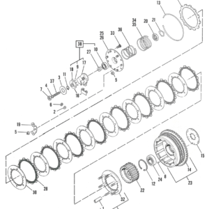 PARTI FRIZIONE PER SPORTSTER IRONHEAD 1971-INIZIO 1984