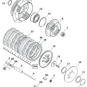 PARTI FRIZIONE PER BIG TWIN DAL 1990 AL 1997