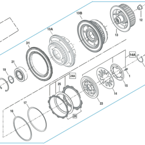 PARTI PER FRIZIONE STANDARD SU BIG TWIN EVOLUTION 1998-2000 & TWIN CAM 1999-2017