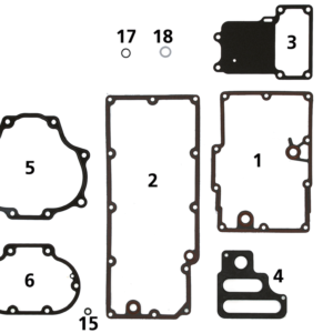 GUARNIZIONI CAMBIO E PARAOLI PER TWIN CAM 6 MARCE