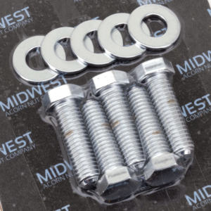 KIT DI BULLONERIA CROMATA PER CORONE/PULEGGE