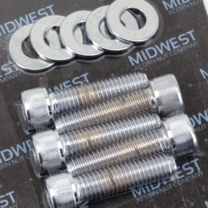 KIT DI BULLONERIA CROMATA PER CORONE/PULEGGE