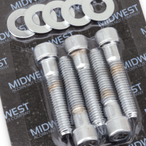 KIT DI BULLONERIA CROMATA PER CORONE/PULEGGE