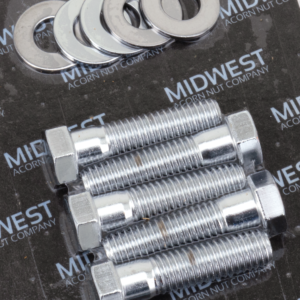 KIT DI BULLONERIA CROMATA PER CORONE/PULEGGE