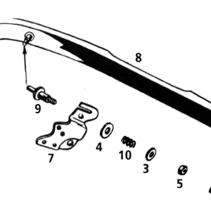 COPRICATENA POSTERIORE PER 45CI SOLO