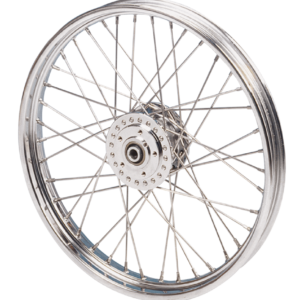 RUOTE ANTERIORI ASSEMBLATE PER SPORTSTER E DYNA 2000 E PIÙ A CERCHI "ROLLED EDGE"