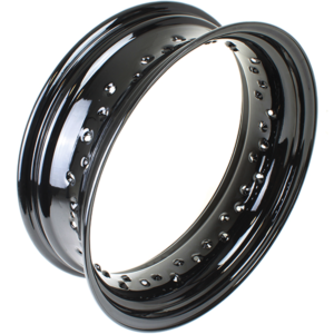 CERCHI DI RICAMBIO NERI CON CENTRO RIALZATO