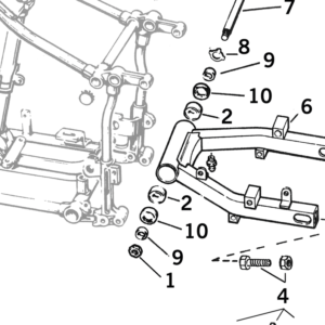 PARTI FORCELLONE BIG TWIN 4 MARCE 1958-1986 ESCLUSO SOFTAIL