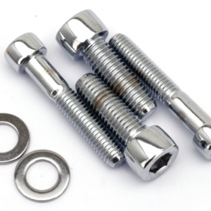 KIT DI MONTAGGIO PINZE FRENO CON VITI A BRUGOLA CROMATE