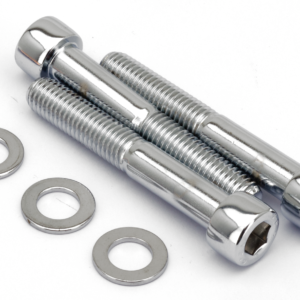 KIT DI MONTAGGIO PINZE FRENO CON VITI A BRUGOLA CROMATE