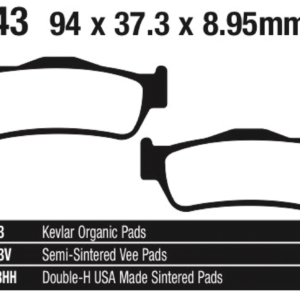 EBC POSTERIORI PASTIGLIE FRENO