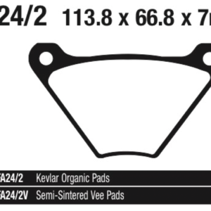 EBC POSTERIORI PASTIGLIE FRENO