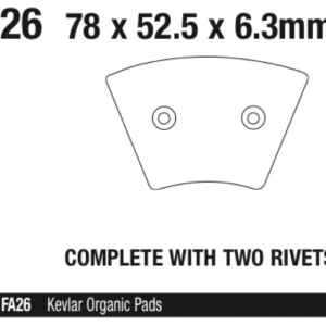 EBC ANTERIORI PASTIGLIE FRENO