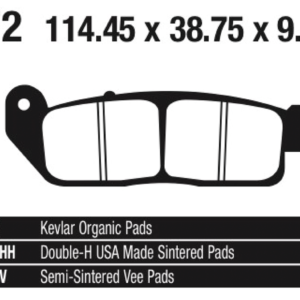 EBC ANTERIORI PASTIGLIE FRENO