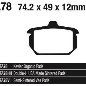 EBC POSTERIORI PASTIGLIE FRENO