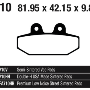 EBC POSTERIORI PASTIGLIE FRENO