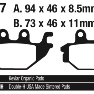 PASTIGLIE FRENO PER INDIAN