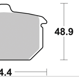 SBS SET DI PASTIGLIE FRENO, POSTERIORI