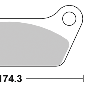 SBS SET DI PASTIGLIE FRENO, POSTERIORI