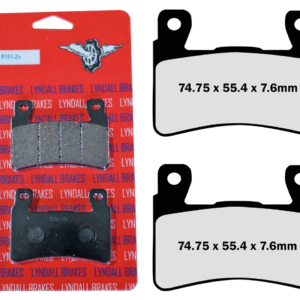 LYNDALL SET DI PASTIGLIE FRENO, ANTERIORI