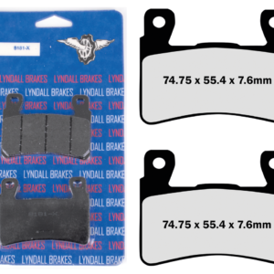 LYNDALL SET DI PASTIGLIE FRENO, ANTERIORI