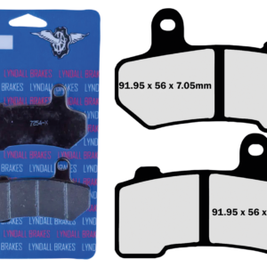 LYNDALL SET DI PASTIGLIE FRENO, ANTERIORI
