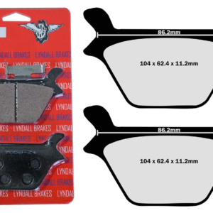 LYNDALL SET DI PASTIGLIE FRENO, POSTERIORI