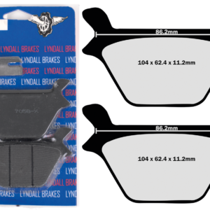 LYNDALL SET DI PASTIGLIE FRENO, POSTERIORI