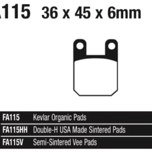 PASTIGLIE FRENO PER PINZE AFTERMARKET