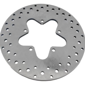 DISCHI FRENO IN ACCIAIO INOX LUCIDATO E FORATO