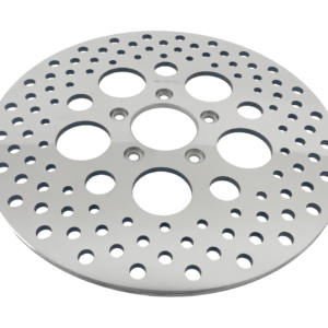 DISCHI FRENO IN ACCIAIO INOX LUCIDATO E FORATO