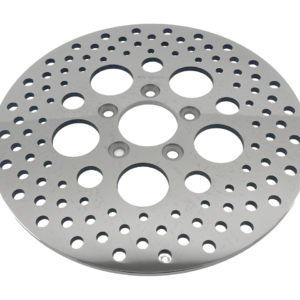 DISCHI FRENO IN ACCIAIO INOX LUCIDATO E FORATO