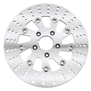 DISCHI FRENO FLOTTANTI LUCIDATI, IN ACCIAIO FORATI