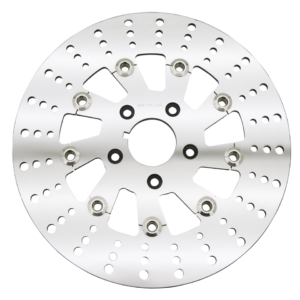 DISCHI FRENO FLOTTANTI LUCIDATI, IN ACCIAIO FORATI