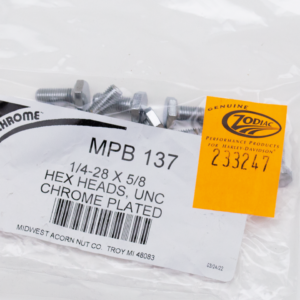 ASSORTIMENTO BULLONI A TESTA ESAGONALE CROMATI