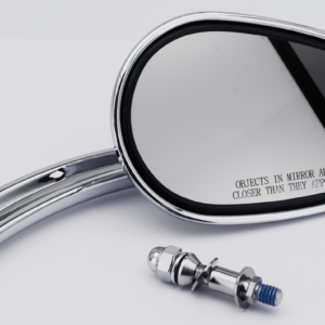 SPECCHIETTI CROMATI CON LOGO A DIAMANTE